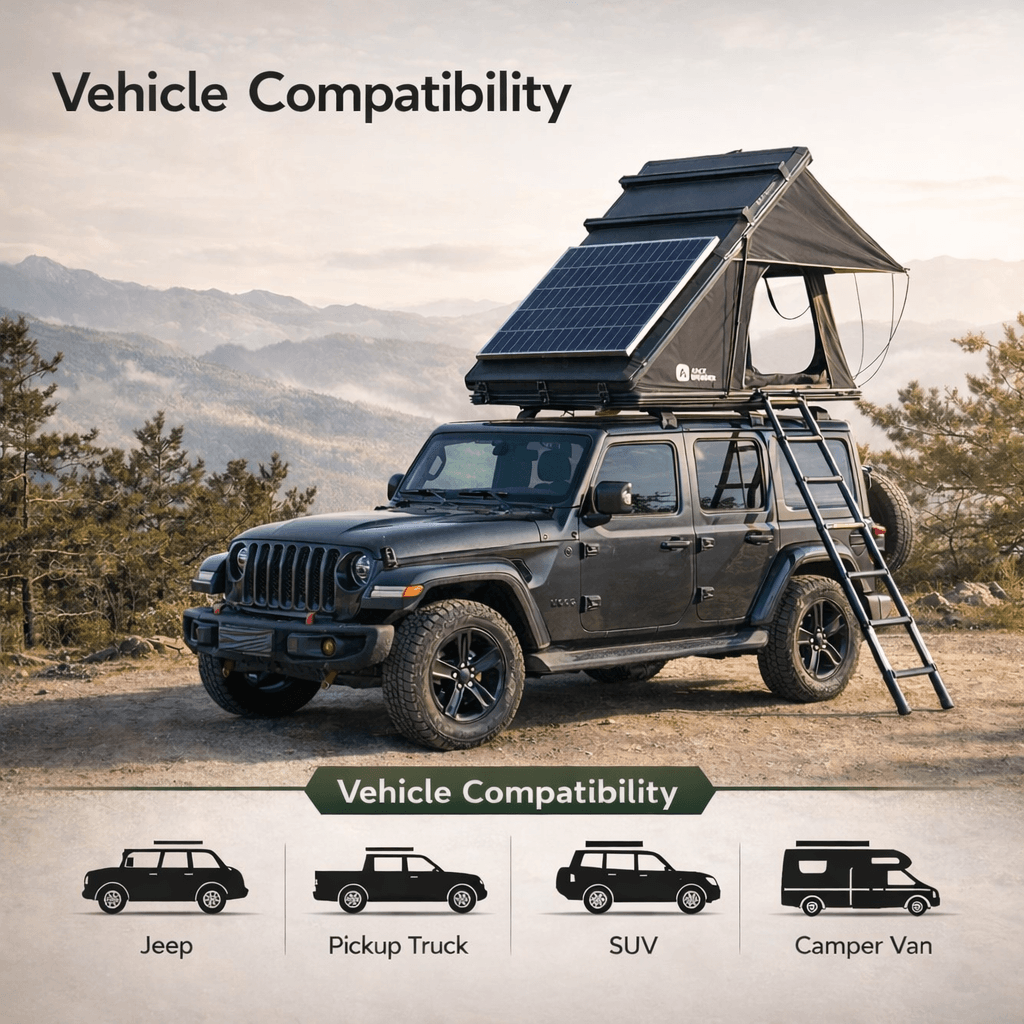 ARCTWONDER Hard Shell Rooftop Tent - 🚗 Jeep, Truck, SUV, or Van Travel Setups